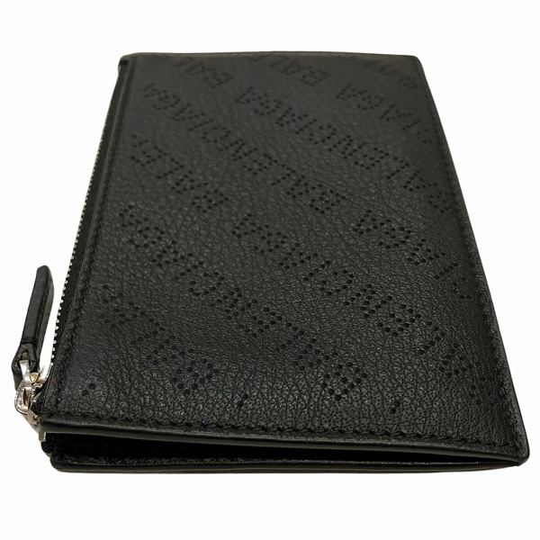 Balenciaga Leather Logo Punching Long Wallet Coin Case in Great Condition