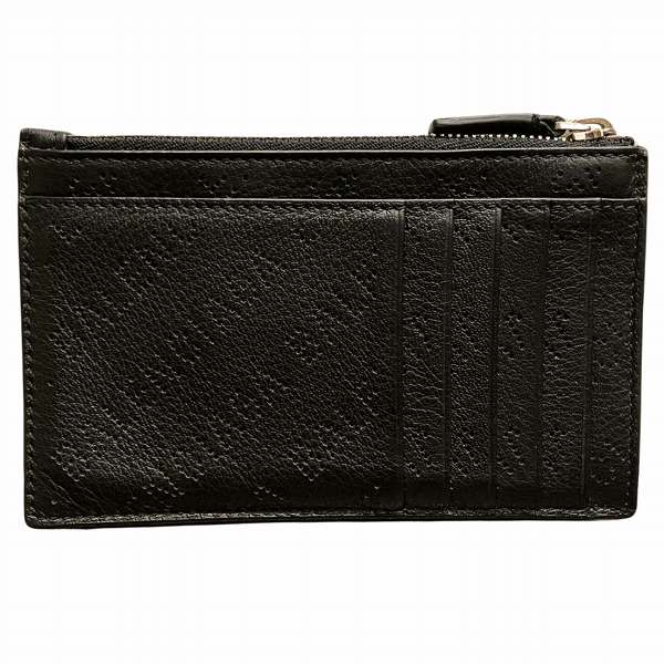 Balenciaga Leather Logo Punching Long Wallet Coin Case