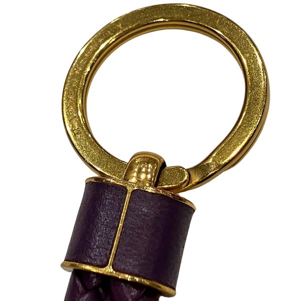 Bottega Veneta Intrecciato Leather Keyring 651820 V0HW1 in Great Condition