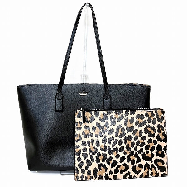 Kate Spade Leopard Print Tote Bag with Pouch in Good Condition