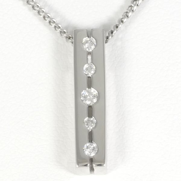 Platinum PT900 PT850 Diamond Necklace