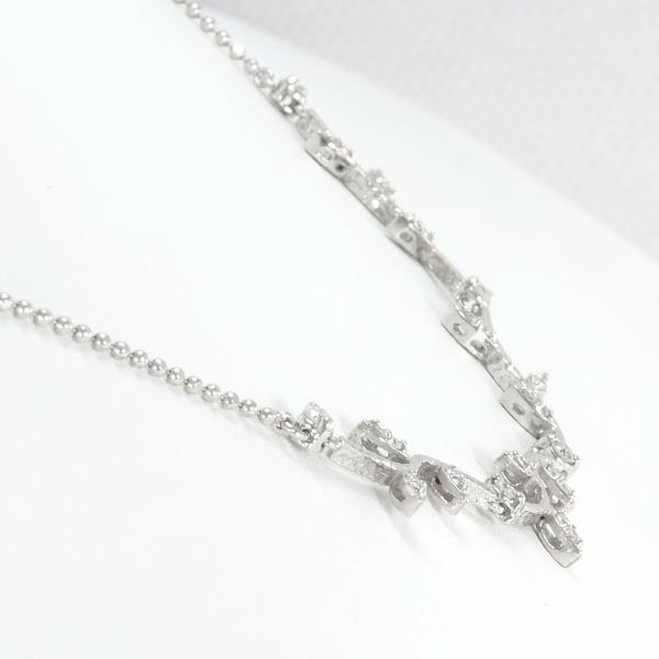 PT850 Platinum Diamond Necklace in Excellent Condition