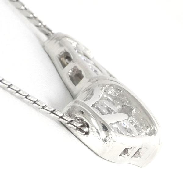 PT900 Platinum PT850 Necklace with 1.00ct Diamond in Excellent Condition