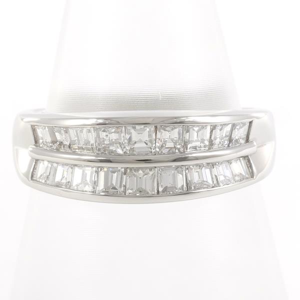 PT900 Platinum Diamond Ring 12.5