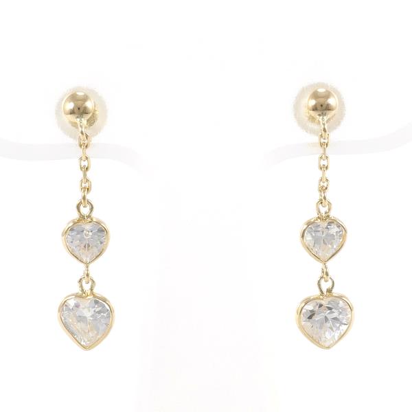 K18 Yellow Gold Zirconia Earrings