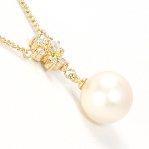 K18 Yellow Gold Pearl Necklace