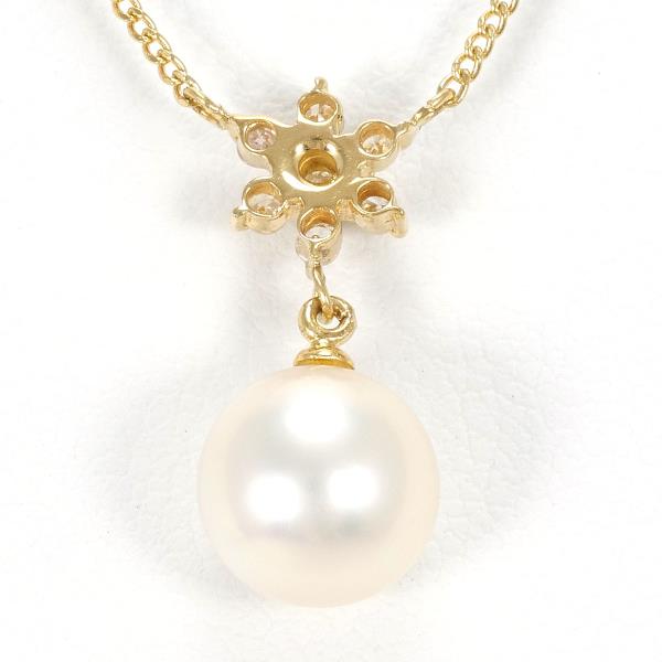 K18 Yellow Gold Pearl Necklace