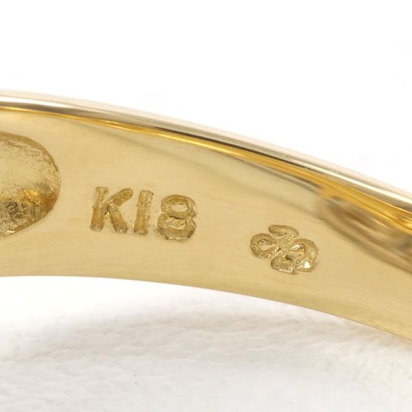 K18 Yellow White Gold Diamond Ring 17