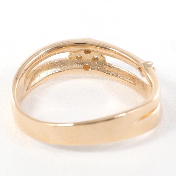 K18PG Pink Gold Diamond Ring 11号 in Excellent Condition