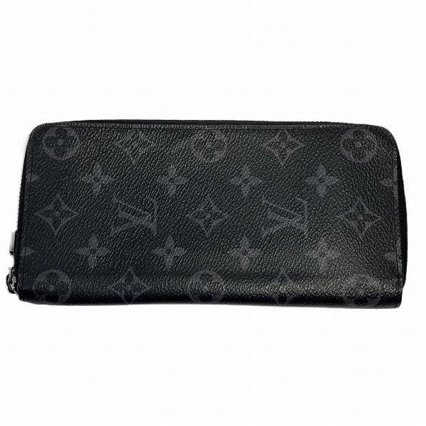 Louis Vuitton Monogram Eclipse Zippy Wallet Vertical M62295 in Great Condition