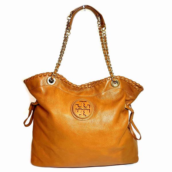 Tory Burch Brown Leather Tote Bag in Great Condition