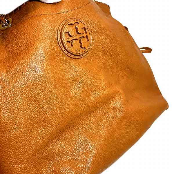 Tory Burch Brown Leather Tote Bag