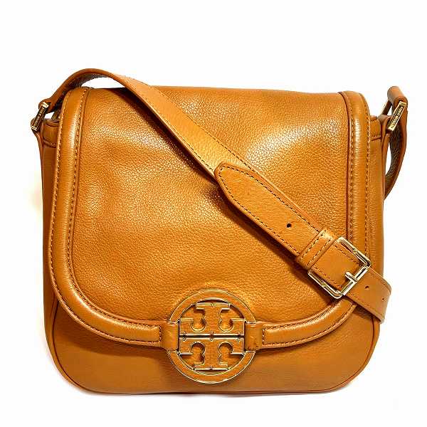 Tory Burch Brown Leather Shoulder Bag