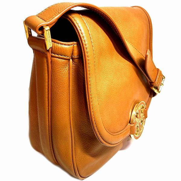 Tory Burch Brown Leather Shoulder Bag for Women in Good Condition