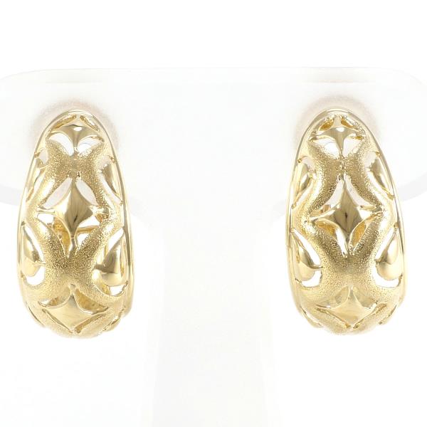 K18 Yellow Gold Earrings in Excellent Condition