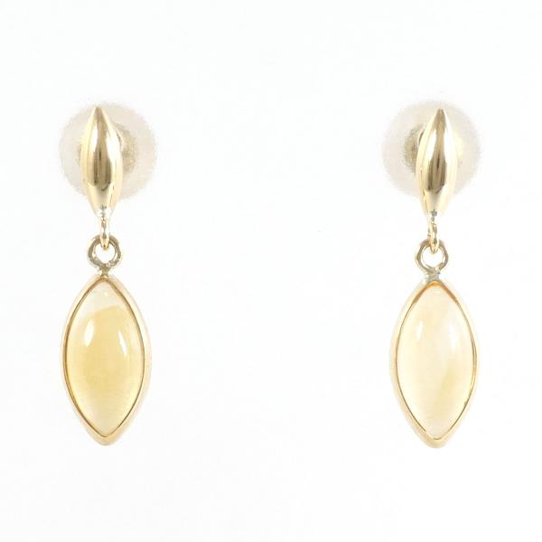 K18 Yellow Gold Citrine Earrings in Excellent Condition