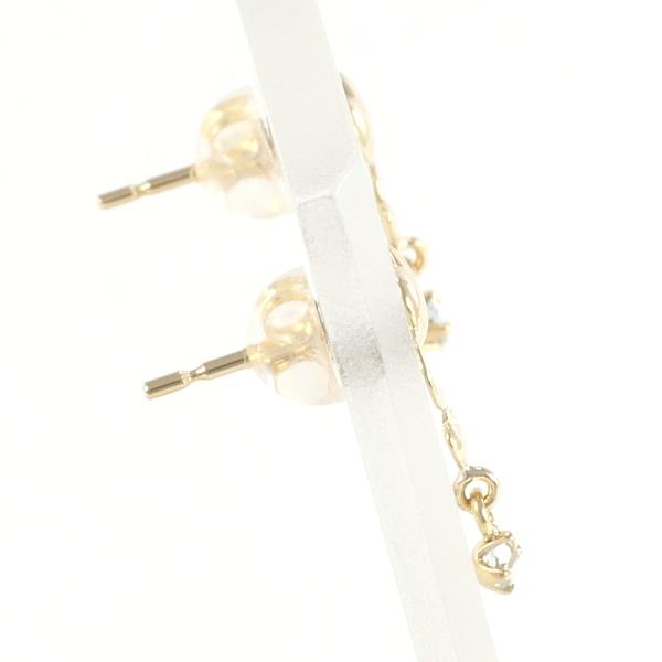 K18 Yellow Gold Aquamarine Earrings