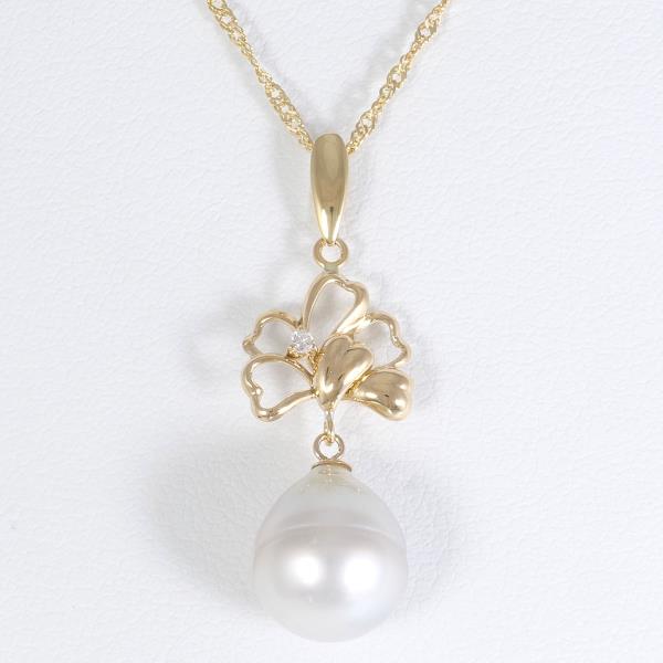 K18 Yellow Gold Pearl Necklace