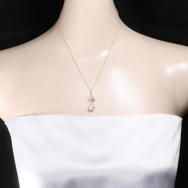 K18 Yellow Gold Pearl Necklace