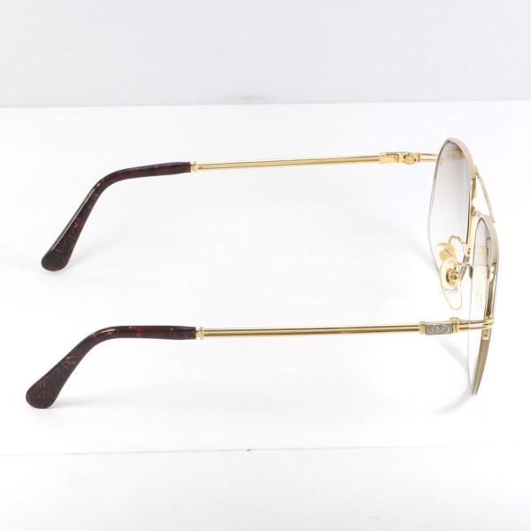 K18YG Yellow Gold Glasses with Prescription Lenses in Good Condition