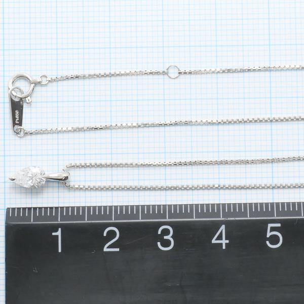 PT900 Platinum PT850 Diamond Necklace in Pristine Condition