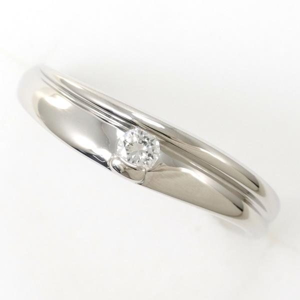 PT850 Platinum Diamond Ring 11.5