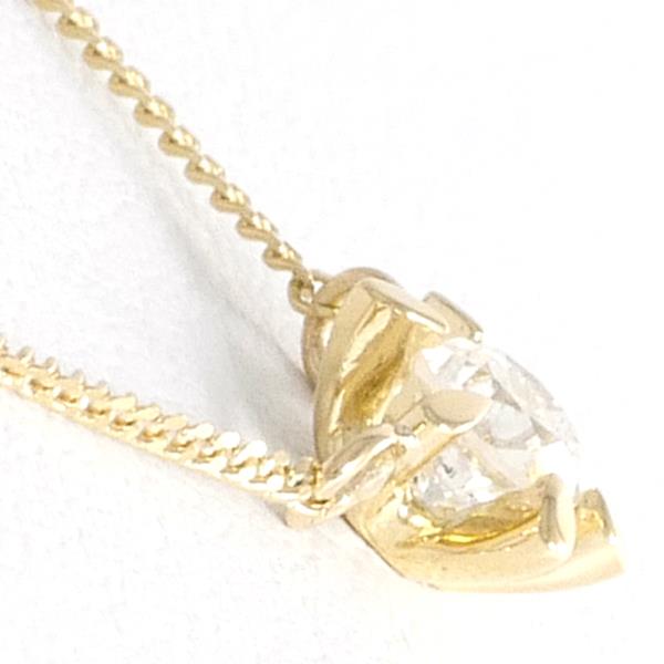 K18 Yellow Gold Diamond Necklace 0.22ct in Excellent Condition