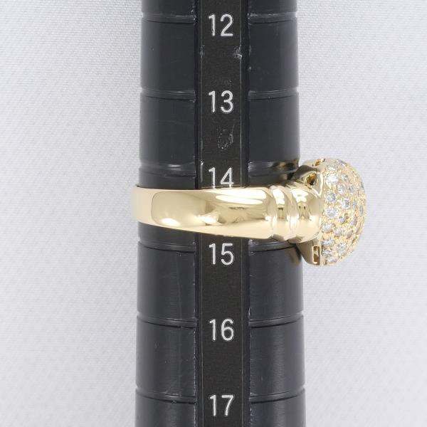 K18 Yellow Gold Diamond Ring 14.5