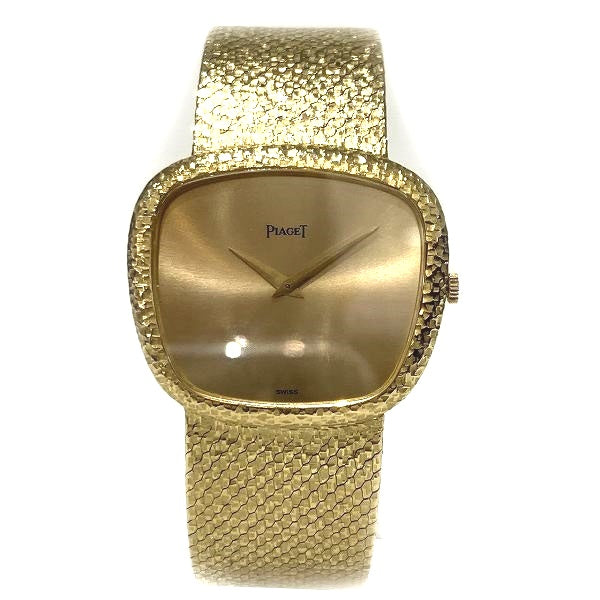 Piaget K18YG Hand-Winding Gold Watch 9455B56 in Good Condition