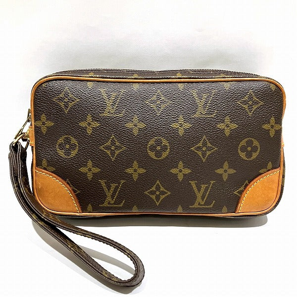 Louis Vuitton Monogram Marly Dragonne PM Clutch Bag M51827 in Good Condition