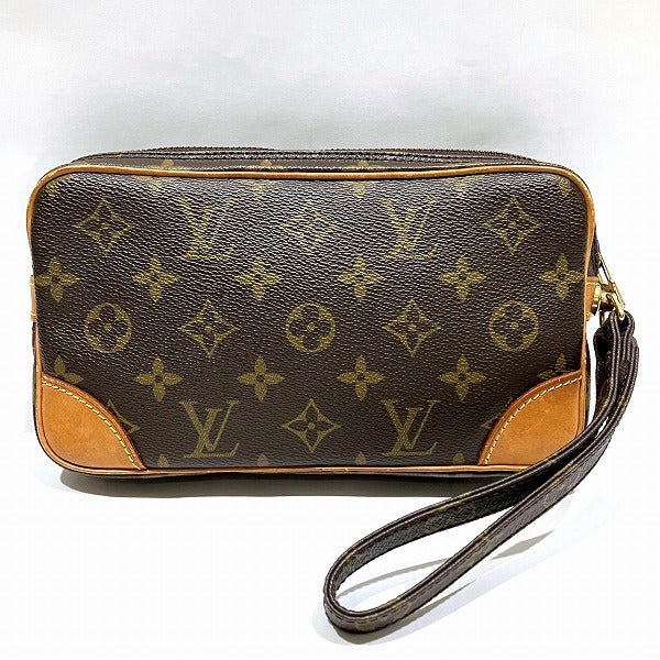 Louis Vuitton Monogram Marly Dragonne PM Clutch M51827