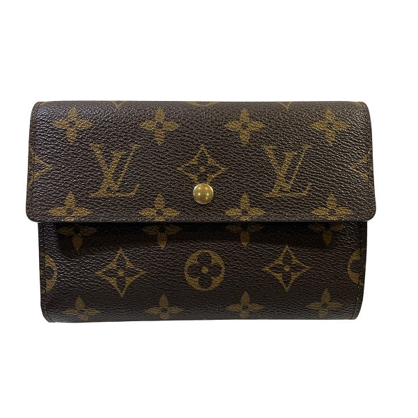 Louis Vuitton Monogram Portefeuille Tresor Etui Papier Wallet M61202 in Good Condition