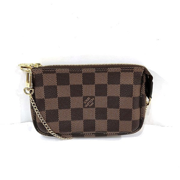 Louis Vuitton Damier Mini Pochette Accessoire Clutch N58009 in Great Condition