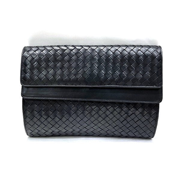 Bottega Veneta Intrecciato Leather Clutch Bag in Good Condition