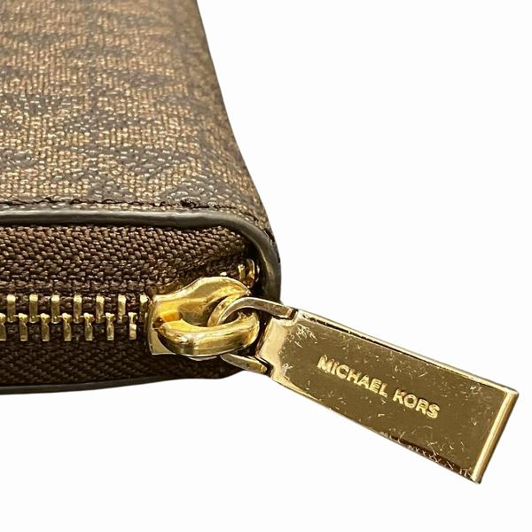 Michael Kors PVC Leather Zip-Around Wallet 34F9GM9E9B