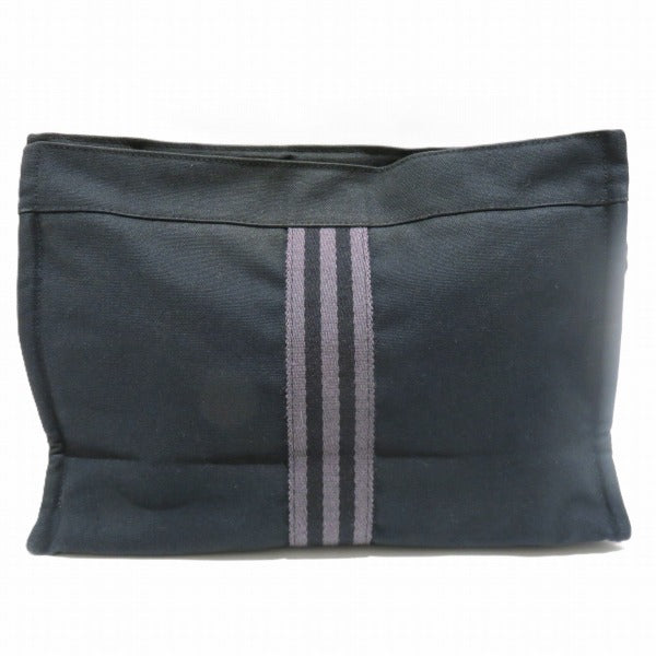 Hermes Canvas Fourre-Tout Clutch Bag