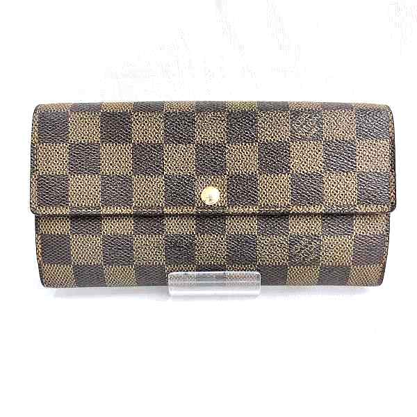 Louis Vuitton Damier Portefeuille Sarah Long Wallet N61734 in Good Condition