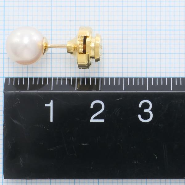 K18 Yellow Gold Pearl Pin Brooch in Excellent Condition