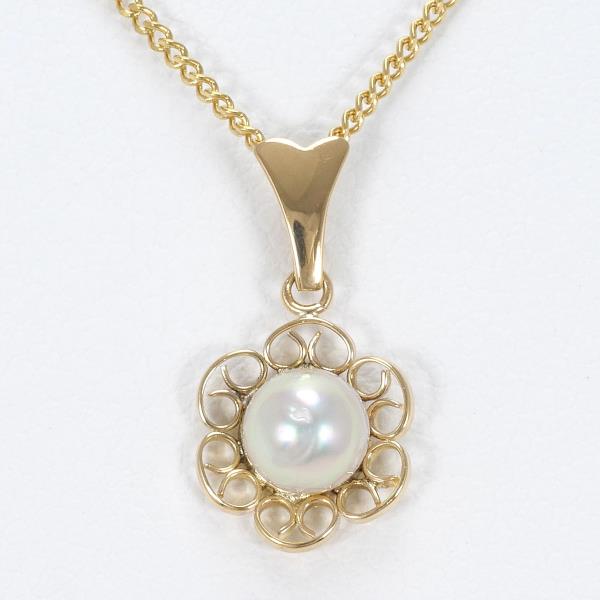 K18 Yellow Gold Pearl Necklace