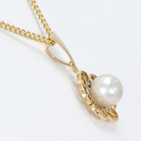 K18 Yellow Gold Pearl Necklace