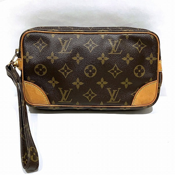 Louis Vuitton Monogram Marly Dragonne PM Clutch M51827