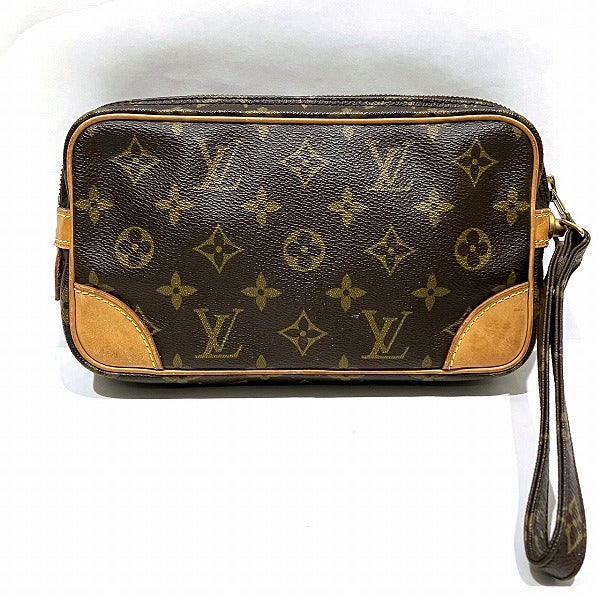 Louis Vuitton Monogram Marly Dragonne PM Clutch M51827