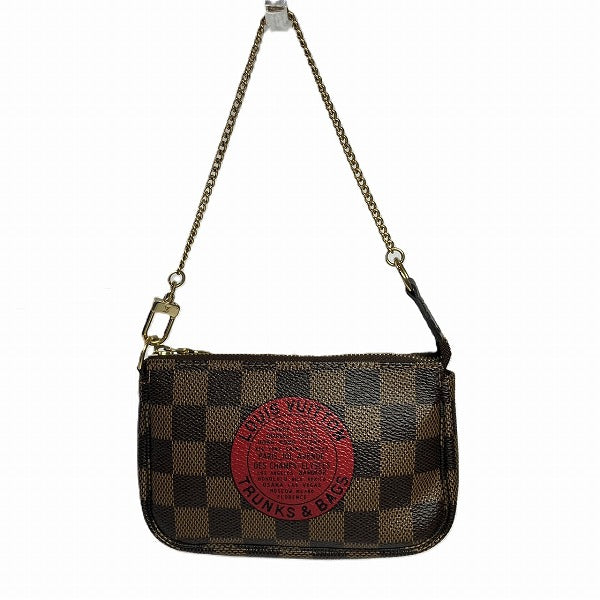 Louis Vuitton Damier Mini Pochette Accessoire N58009 Clutch in Great Condition