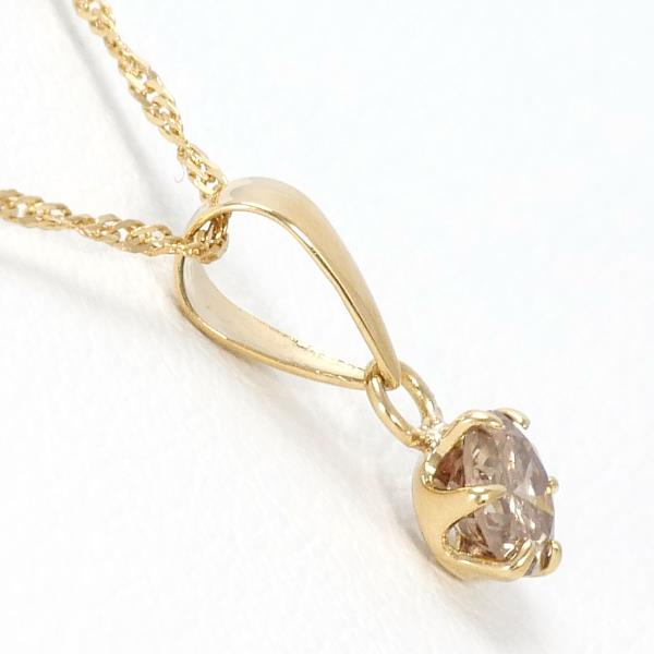 K18 Yellow Gold Brown Diamond Necklace