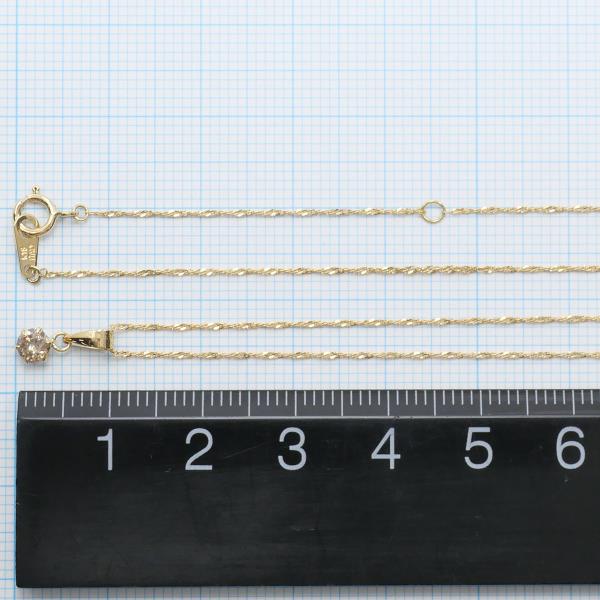 K18 Yellow Gold Brown Diamond Necklace