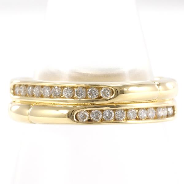 K18 Yellow Gold Diamond Ring 13