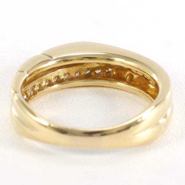 K18 Yellow Gold Diamond Ring 13