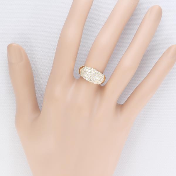 K18 Yellow Gold Diamond Ring 8.5