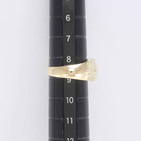 K18 Yellow Gold Diamond Ring 8.5