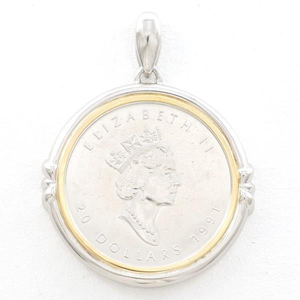 Maple Leaf 1/2oz Platinum Gold Coin Pendant